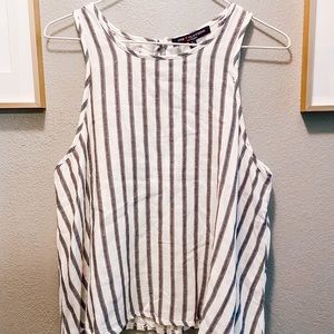 Navy and white striped summer tank top!